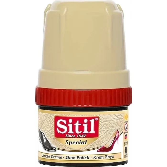 Sitil Ayakkabı Boyası Beyaz Naturel 60 Gram x 12 Adet