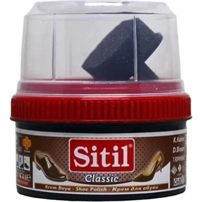 Sitil Ayakkabı Boyası Koyu Kahve 60 Gram x 12 Adet