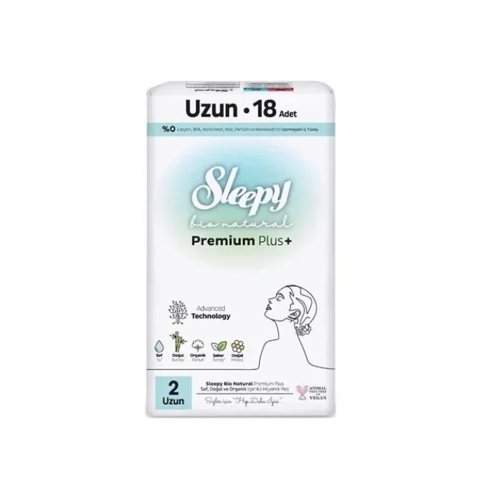 Sleepy Kadın Pedi Prem. Plus Uzun 18 Li