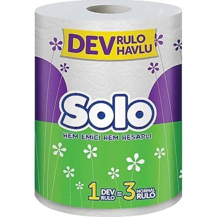 Solo Havlu Dev Rulo x 12 Adet