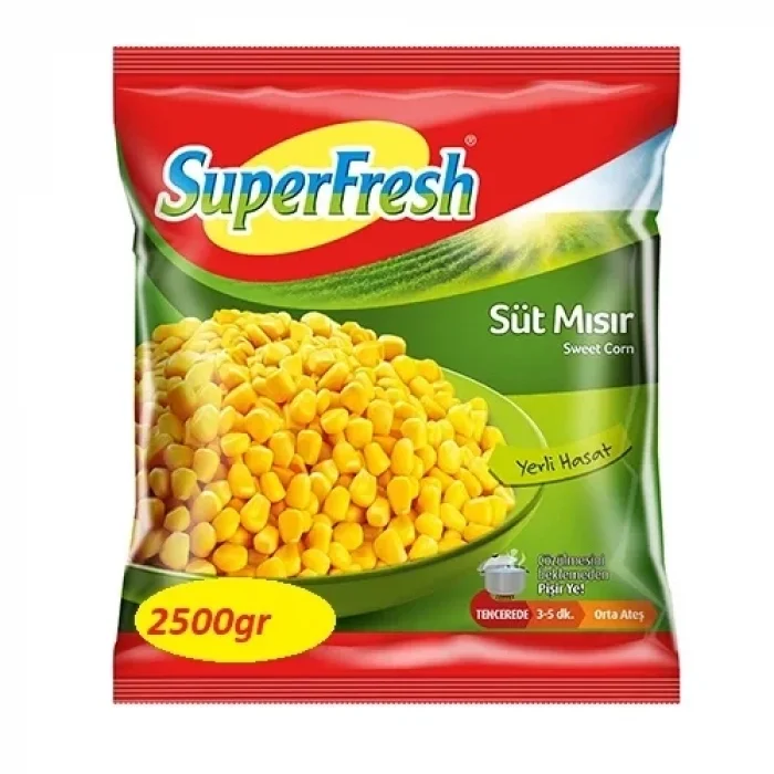 Süperfresh Donuk Mısır 2,5 Kilogram
