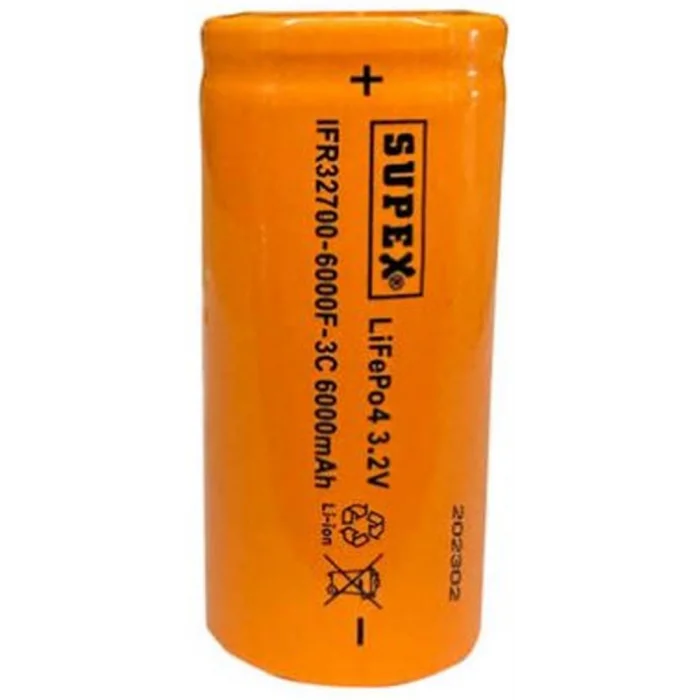 Supex IFR32700-6000F-3C 3.2V Lityum İon Pil