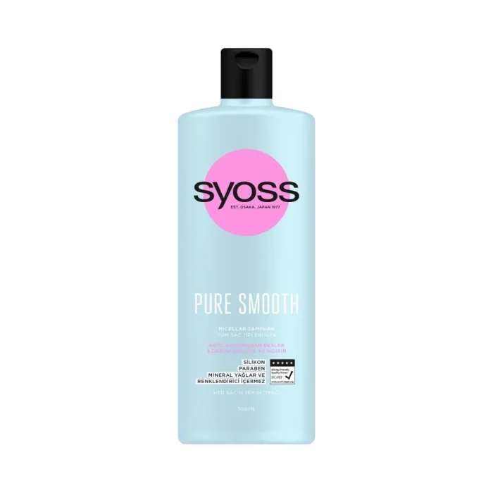 Syoss Şampuan Pure Smooth 500 Ml