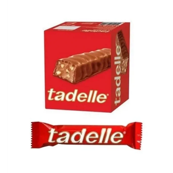 Tadelle Bar Çikolata Kırmızı 30 Gram x 20 Adet