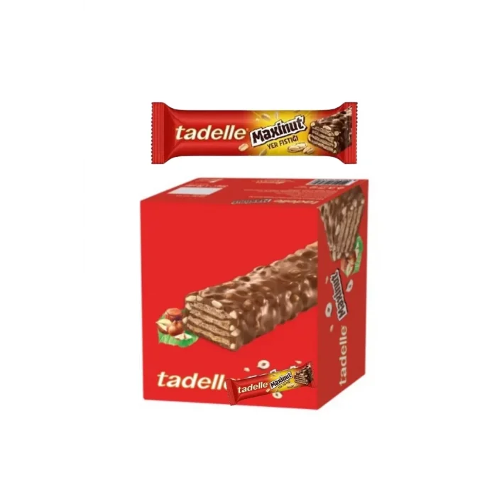 Tadelle Gofret Maxinut Yer Fıstıklı 30 Gram x 20 Adet