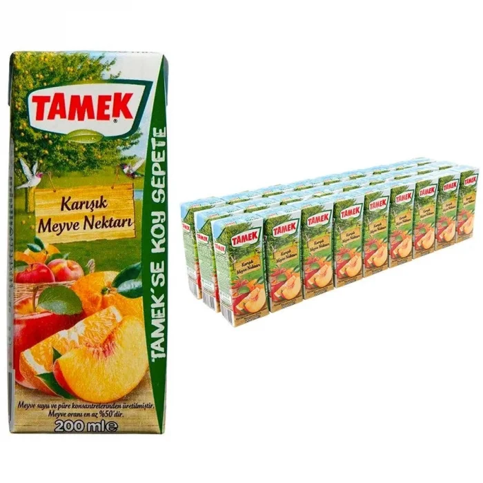 Tamek Nektar Karışık 200 Ml x 27 Adet