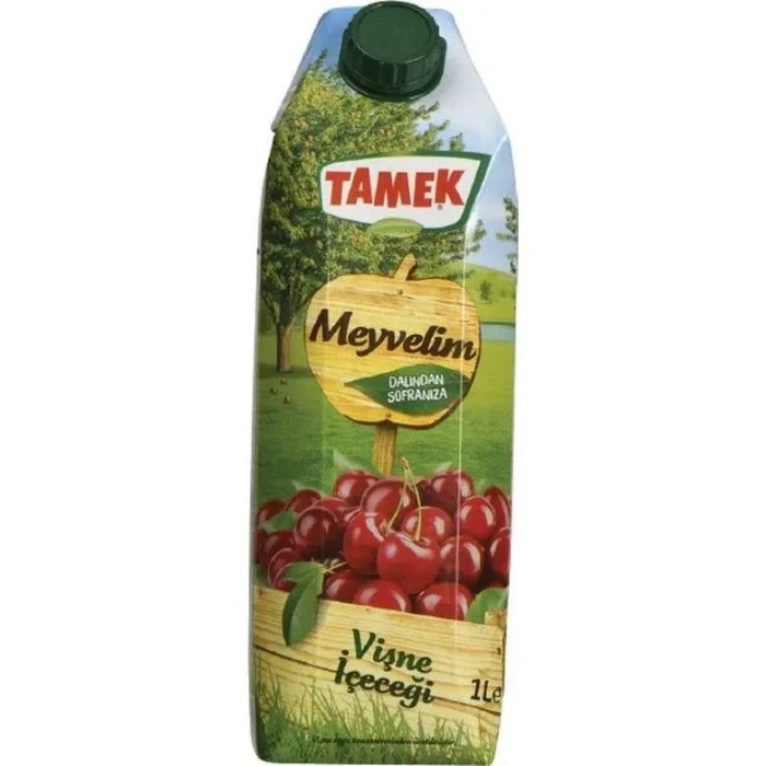 Tamek Nektar Vişne 1 Litre x 12 Adet