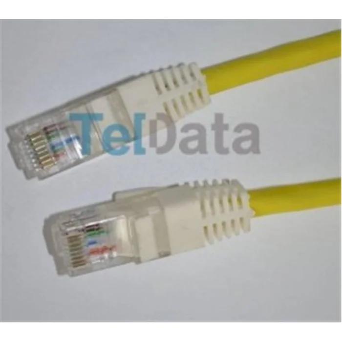 Teldata TLD-3000YS Cat6 30MT Sarı Utp Patch Kablo