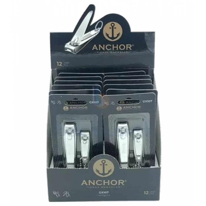 Tırnak Makası Set Kartela Anchor x 12 Adet