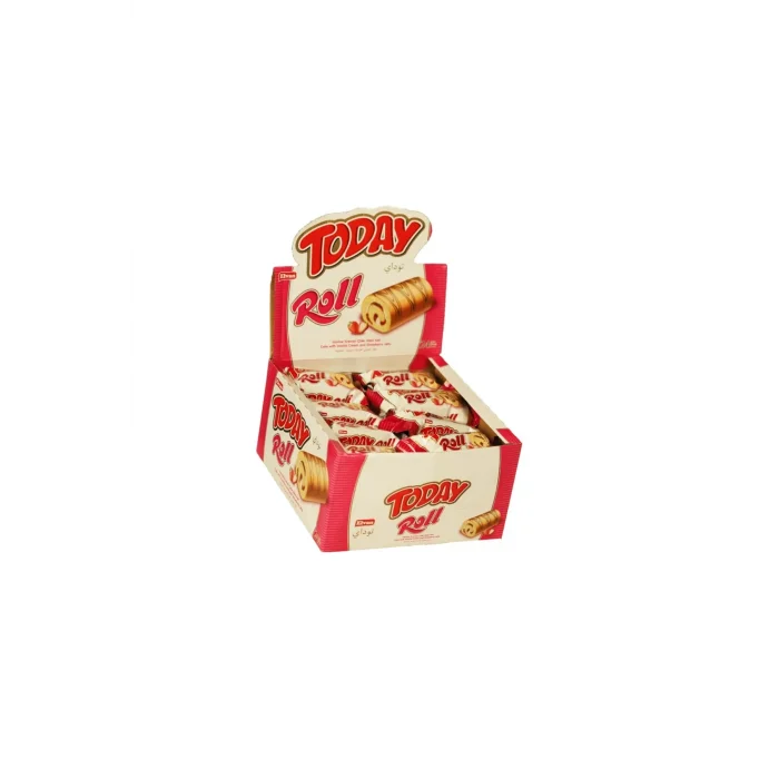 Today Swiss Roll Kek Çilek 40 Gram x 24 Adet