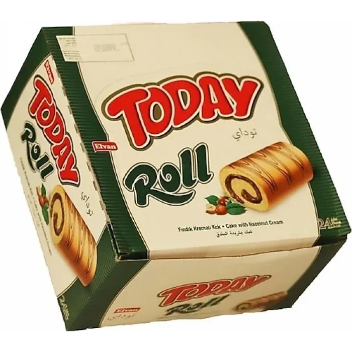 Today Swiss Roll Kek Fındıklı 40 Gram x 24 Adet