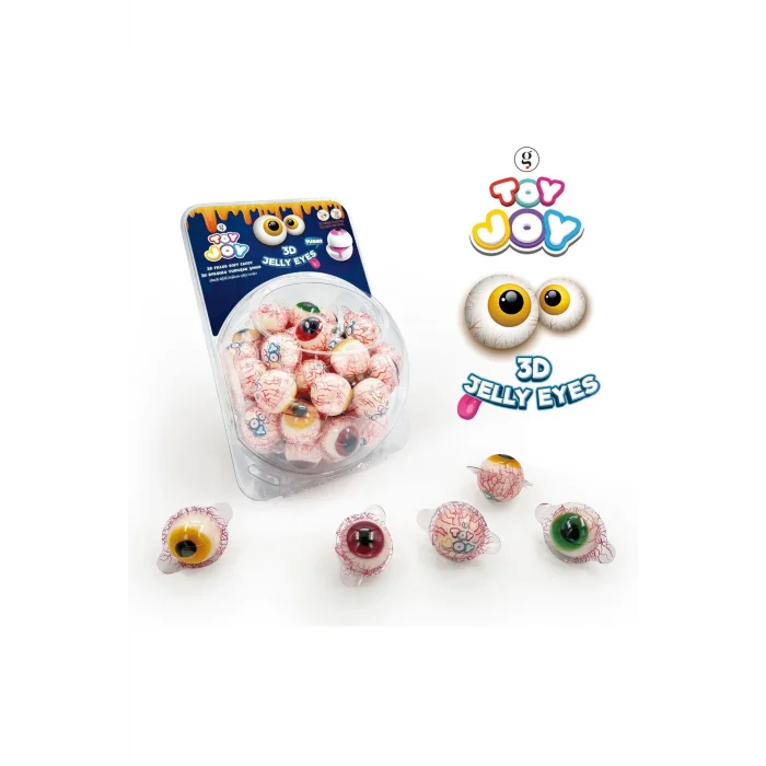 Toy Joy 3d Göz Dolgulu Yumuşak Şeker x 60 Adet