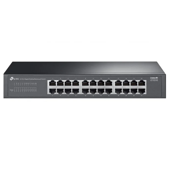 Tp-Link LS1024G 24 Port 10-100-1000 Mbps Switch Metal Kasa