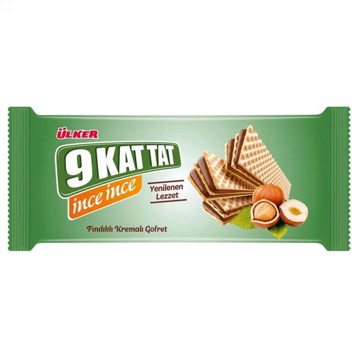Ülker 9 Kat Tat İnce Fındıklı 114 Gram x 16 Adet