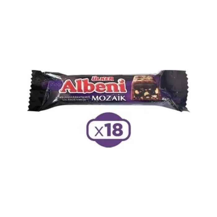 Ülker Albeni Mozaik 45 Gram x 18 Adet