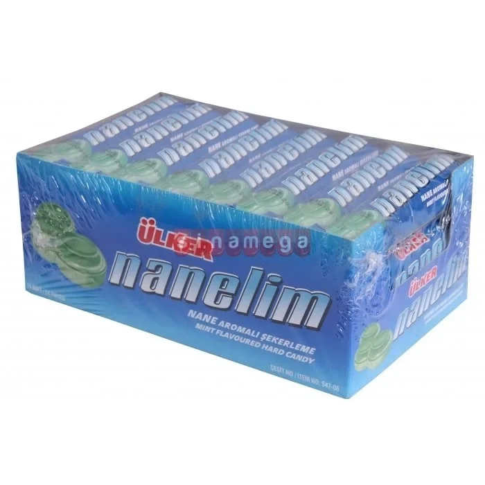 Ülker Bonbon Nane Li Şeker 33 Gram x 18 Adet