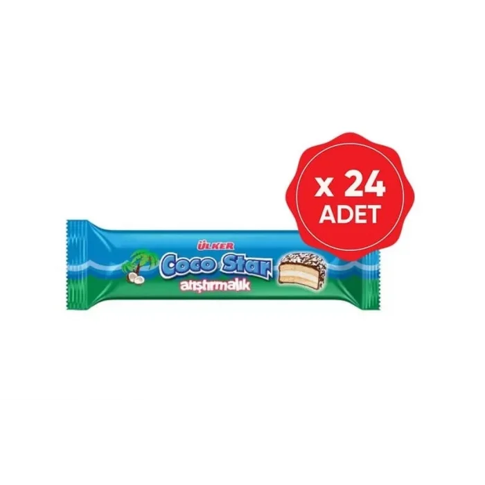 Ülker Cocostar Atıştırmalık 66 Gram x 24 Adet