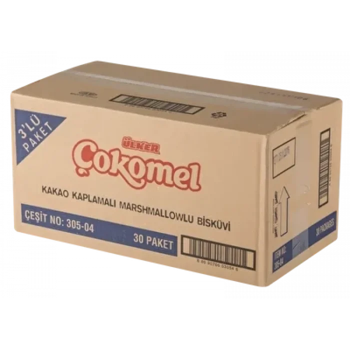 Ülker Çokomel 3 Lü Sade x 30 Adet