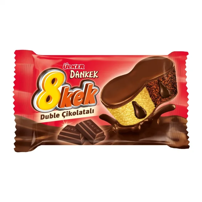 Ülker Dankek 8kek Double Çikolata 55 Gram x 24 Adet