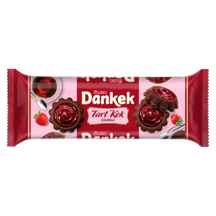 Ülker Dankek Tartkek Çilek 180 Gram x 12 Adet