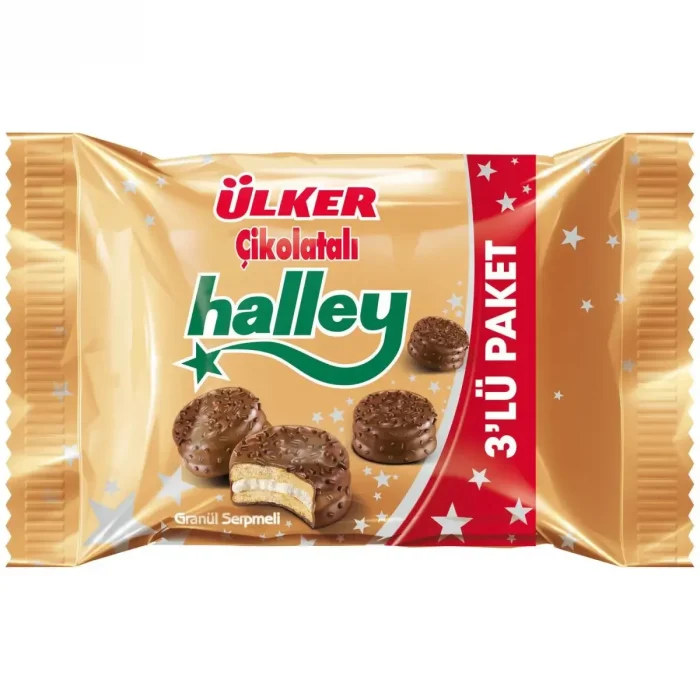 Ülker Halley 3 Lü Lokma 236 Gram x 9 Adet