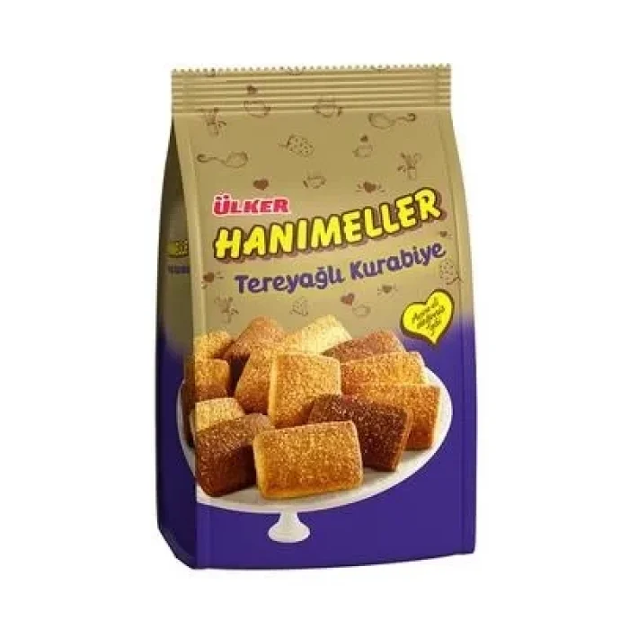 Ülker Hanımeller Tereyağlı Kurabiye 152 Gram x 12 Adet