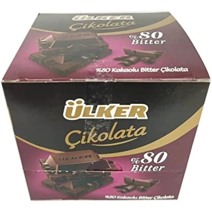 Ülker Kare %80 & %60 Bitter 60 Gram x 6 Adet