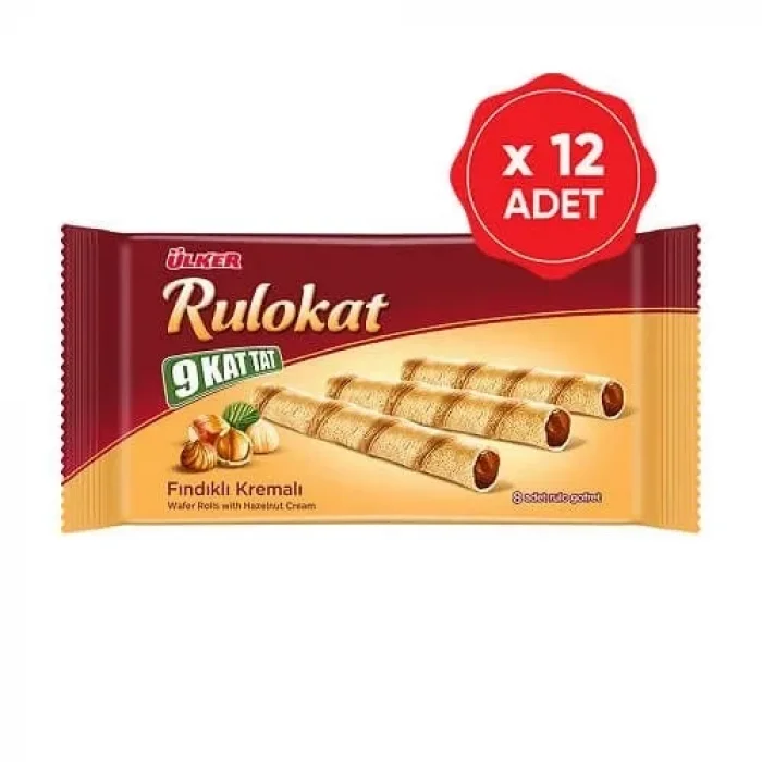 Ülker Rulo Kat Fındık 42 Gram x 12 Adet