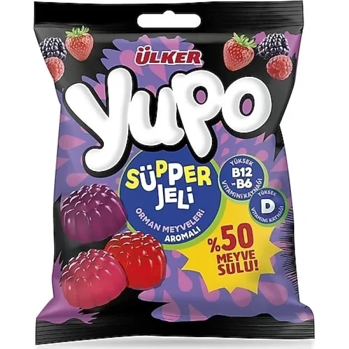 Ülker Yupo Jelibon Orman Meyveli 64 Gram x 24 Adet