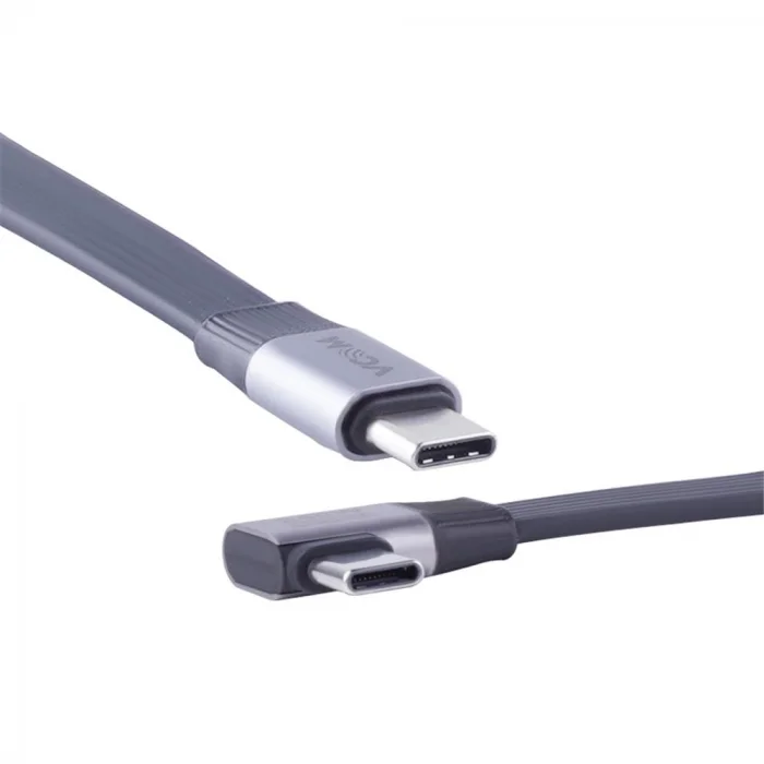 Vcom CU582RA-2.0 Type-C USB4 V2 90 Derece Düz 2.0m Şarj Kablosu