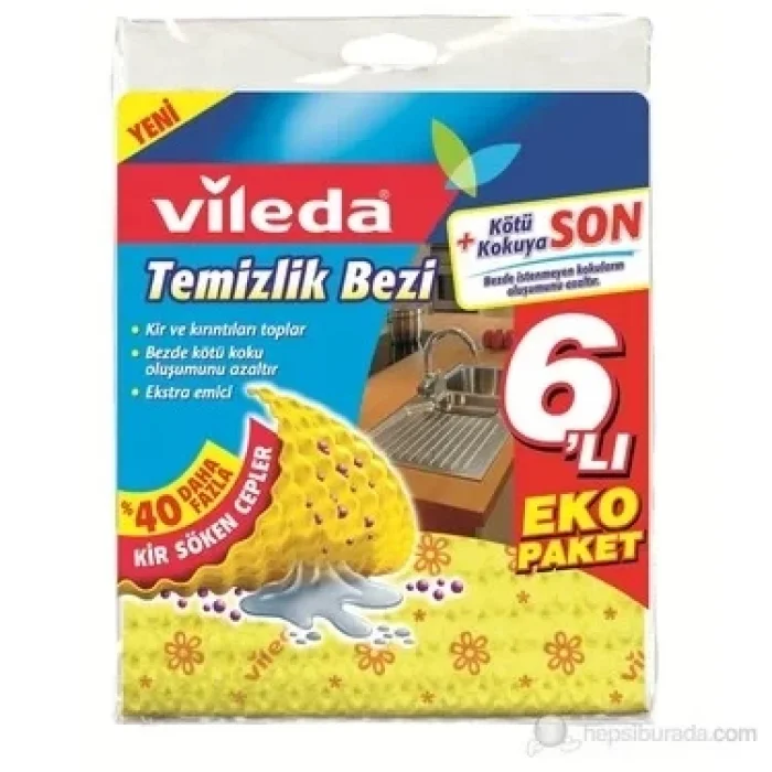 Vileda Temizlik Bezi 6lı