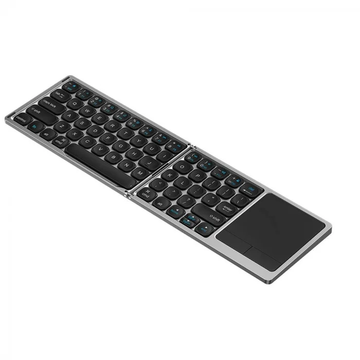 Wiwu FMK-04 Katlanabilir Bluetooth Kablosuz Multifonksiyonel Touchpad Klavye
