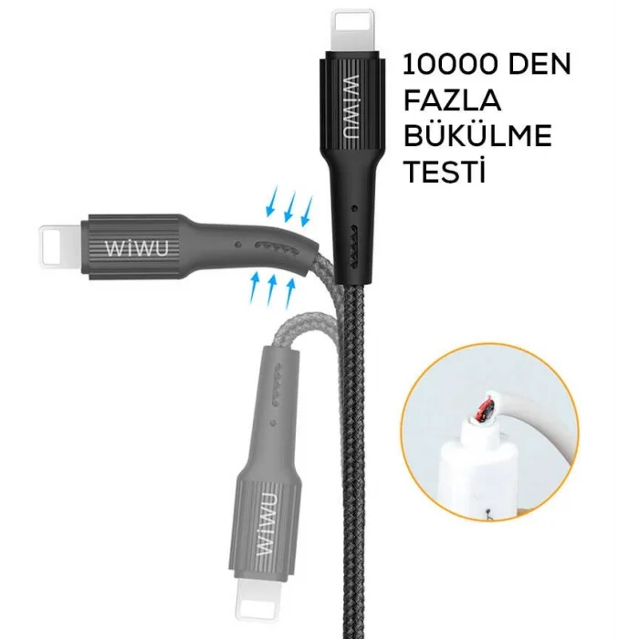 Wiwu G20 Gear Charging Type-C Kablo