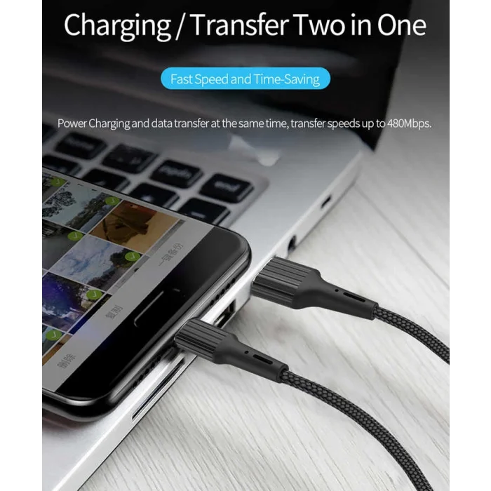 Wiwu G20 Gear Charging Type-C Kablo
