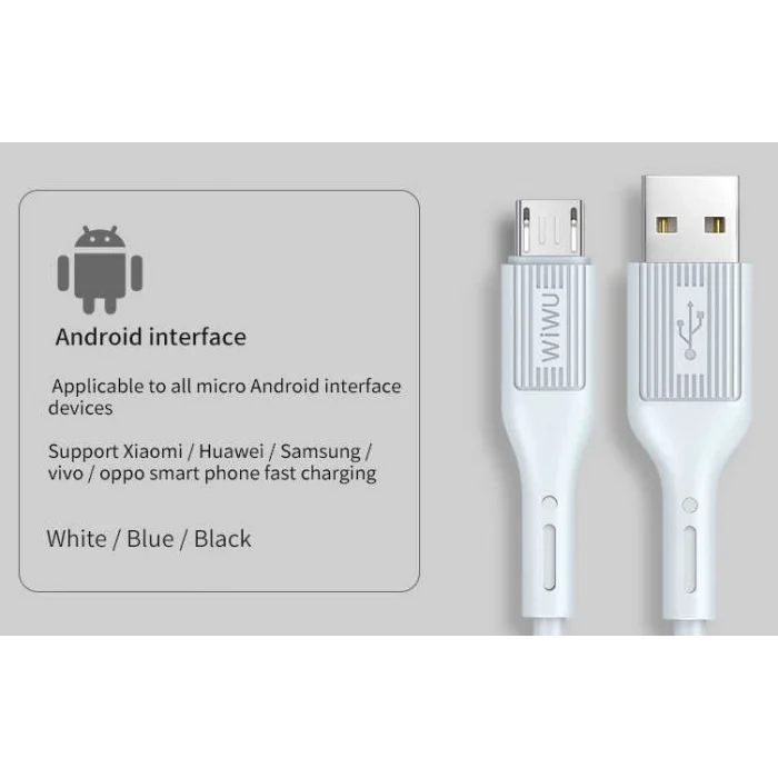 Wiwu G40 Vivid Micro Usb Kablo
