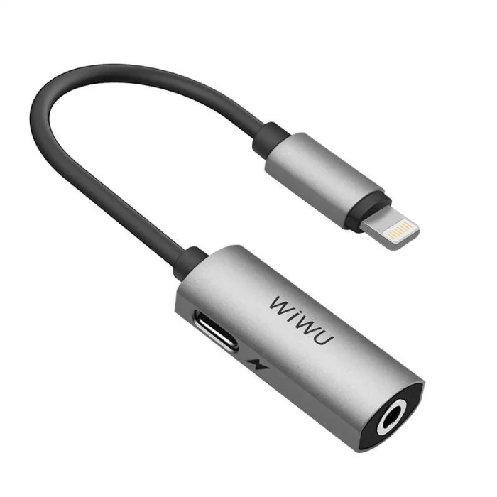 Wiwu LT01 Lightning Şarj ve Ses Adaptörü