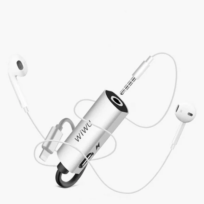 Wiwu LT01 Lightning Şarj ve Ses Adaptörü