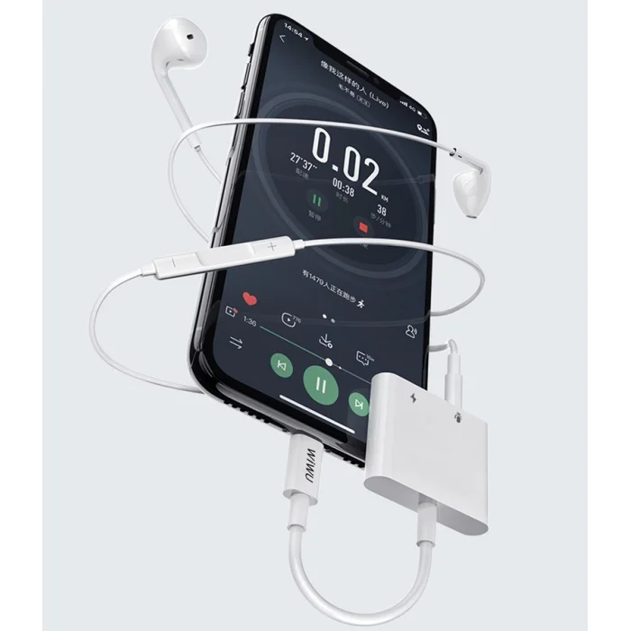 Wiwu LT01 Pro Lightning Ses Adaptörü