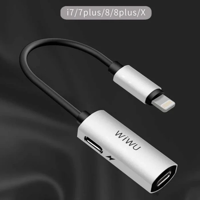 Wiwu LT02 Plus Lightning Şarj ve Ses Adaptörü