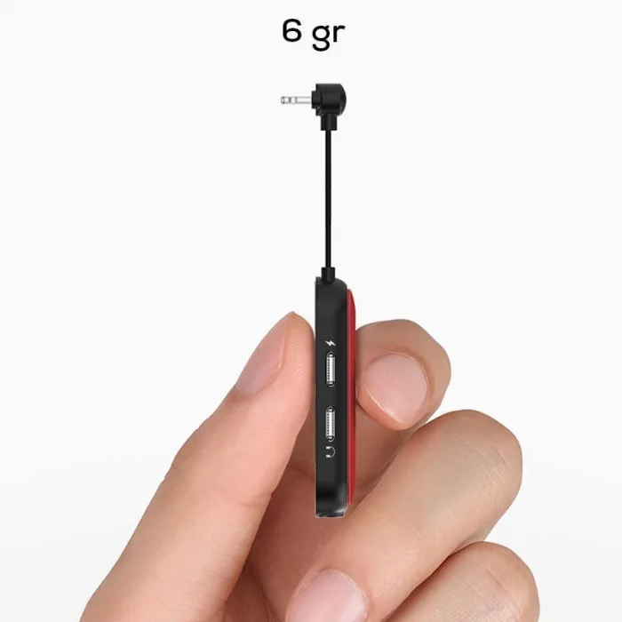 Wiwu LT06 Lightning Şarj ve Ses Adaptörü