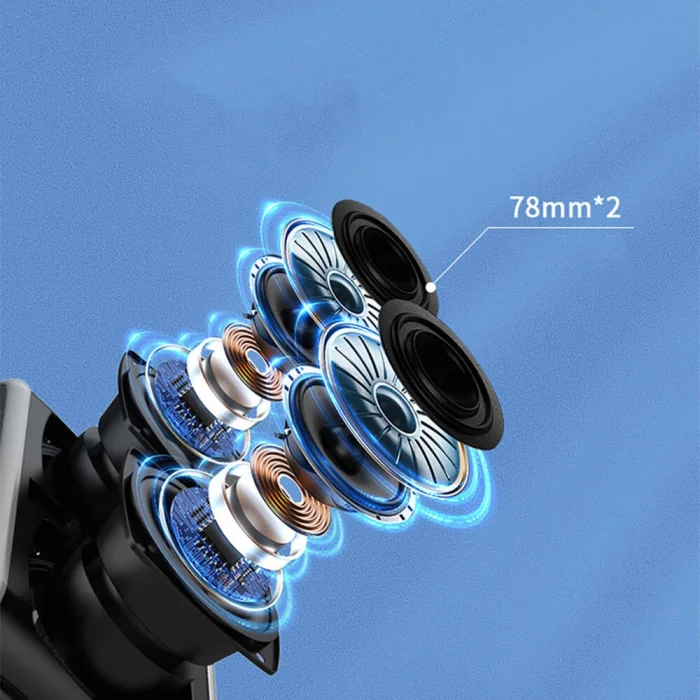 Wiwu P18 Thunder Bluetooth Speaker Hoparlör ve Karaoke Bluetooth Çift Mikrofon
