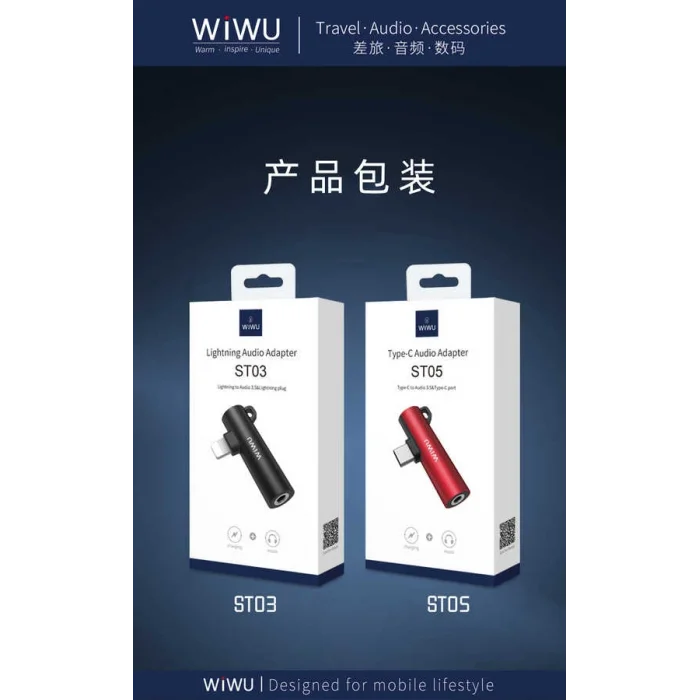 Wiwu ST05 Type-C Ses Adaptörü