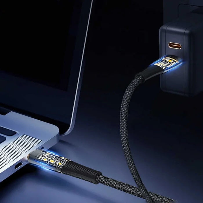 Wiwu TM02 Type-C to Type-C PD Data Kablo 480Mbps 100W 2 metre