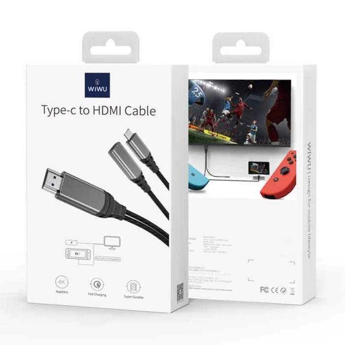 Wiwu X10 Type-C to HDMI Kablo