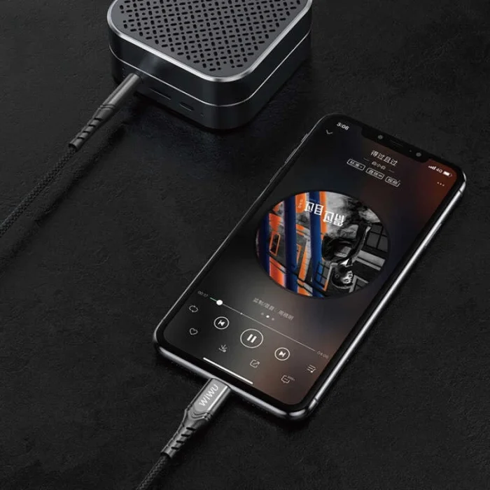 Wiwu YP-02 Lightning To Aux Audio Kablo
