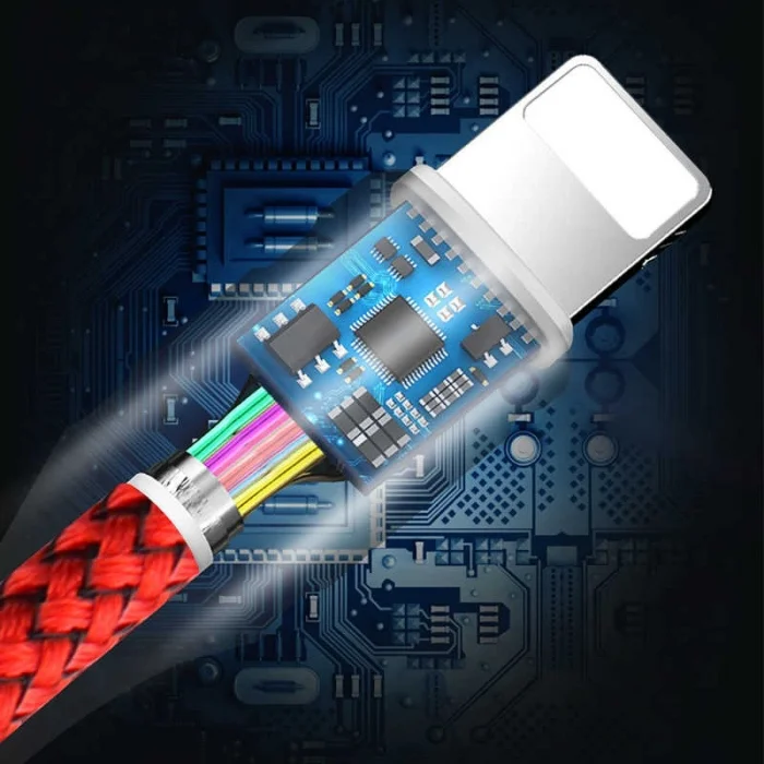 Wiwu YZ100 Dual Lightning + Micro Usb Kablo
