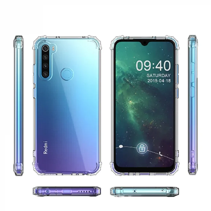 Xiaomi Redmi Note 8T Kılıf Zore Nitro Anti Shock Silikon