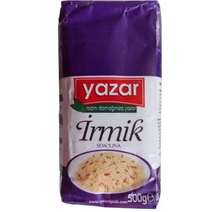 Yazar İrmik 500 Gram x 12 Adet