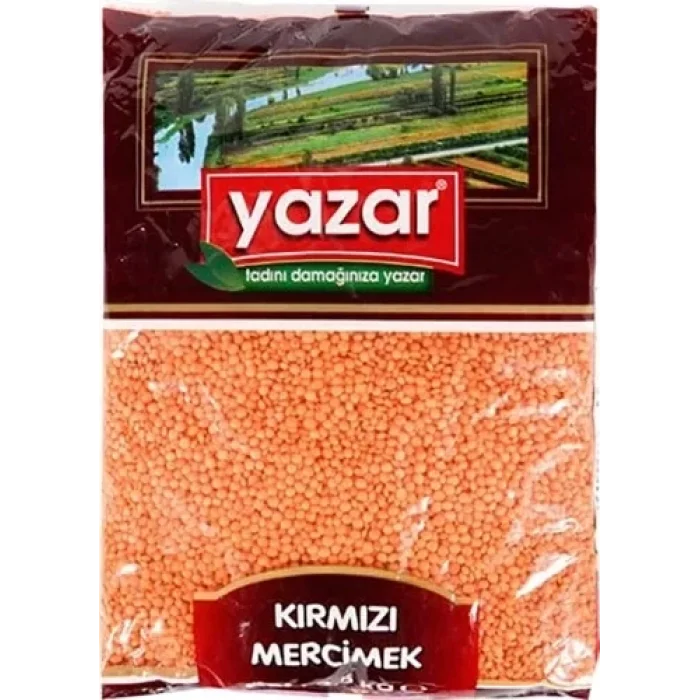Yazar Mercimek Kırmızı 900 Gram