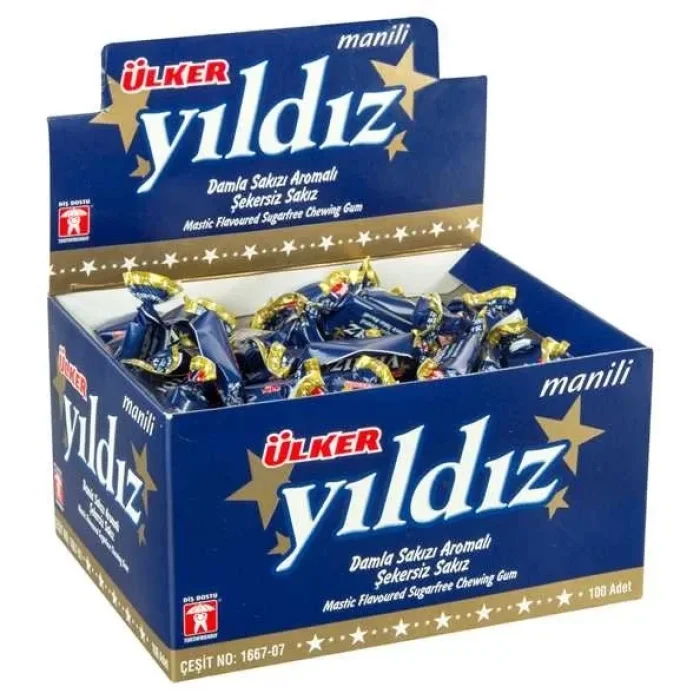 Yıldız Sakız Tekli Damla 100 Lü